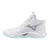 MIZUNO WAVE MOMENTUM PRO MID (White/Blue Tint)