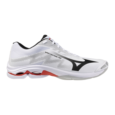 Mizuno Wave Lightning Pro (White/Black/Fiery Red)