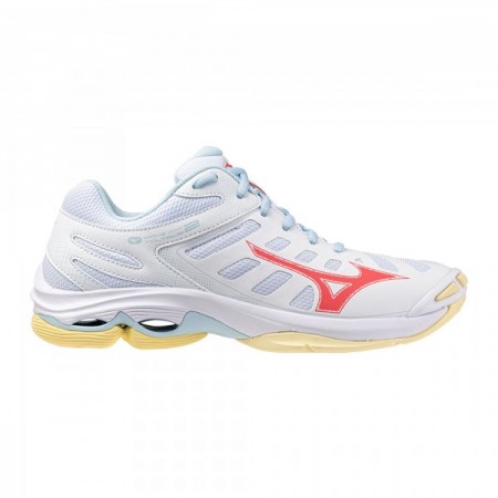 MIZUNO WAVE VOLTAGE (White/Calypso Coral/Pale Banana) MIZUNO WAVE VOLTAGE (White/Calypso Coral/Pale Banana)