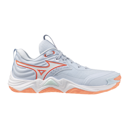 MIZUNO WAVE MOMENTUM ELITE (Blue Finch/White/Lava Orange)