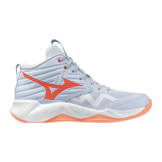 MIZUNO WAVE MOMENTUM PRO MID (Light blue/Orange)