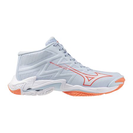 Wave Lightning Elite Mid (Light blue / Orange)