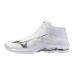 MIZUNO WAVE LIGHTNING PRO MID (White/Black/Ultimate Gray)