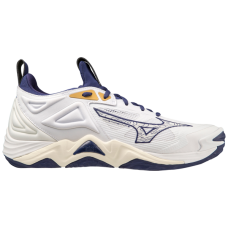 MIZUNO WAVE MOMENTUM White/Blue Ribbon/MP Gold