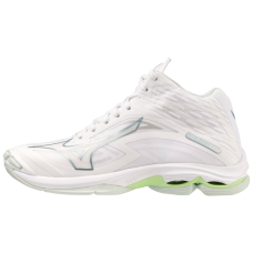 MIZUNO WAVE LIGHTNING Z7 MID Λευκό/Ασημί/Πράσινο